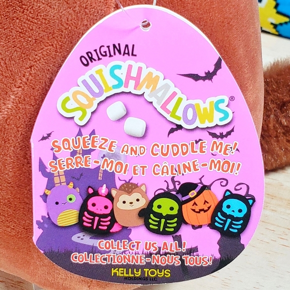 Squishmallow Wade the Werewolf 7" UltraSoft Stuffed Halloween Kids Toy Plush NWT - Picture 6 of 8